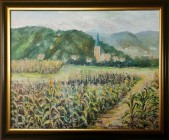 Bregi i kuruza, ulje na platnu, 50 x 40 cm