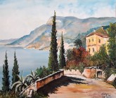 Opatija, ulje na platnu, 60 x 50 cm